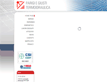 Tablet Screenshot of parigiegiusti.it